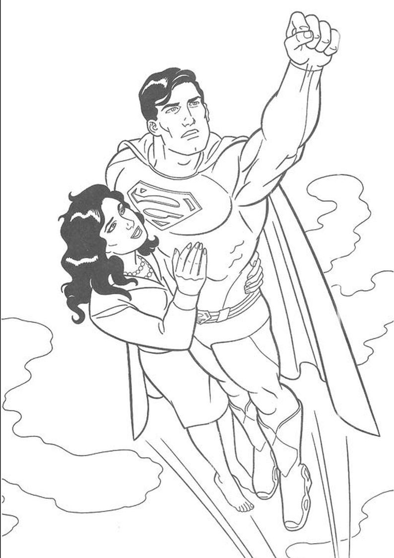 Adult Superman Coloring Pages Adult Superman Coloring Pages