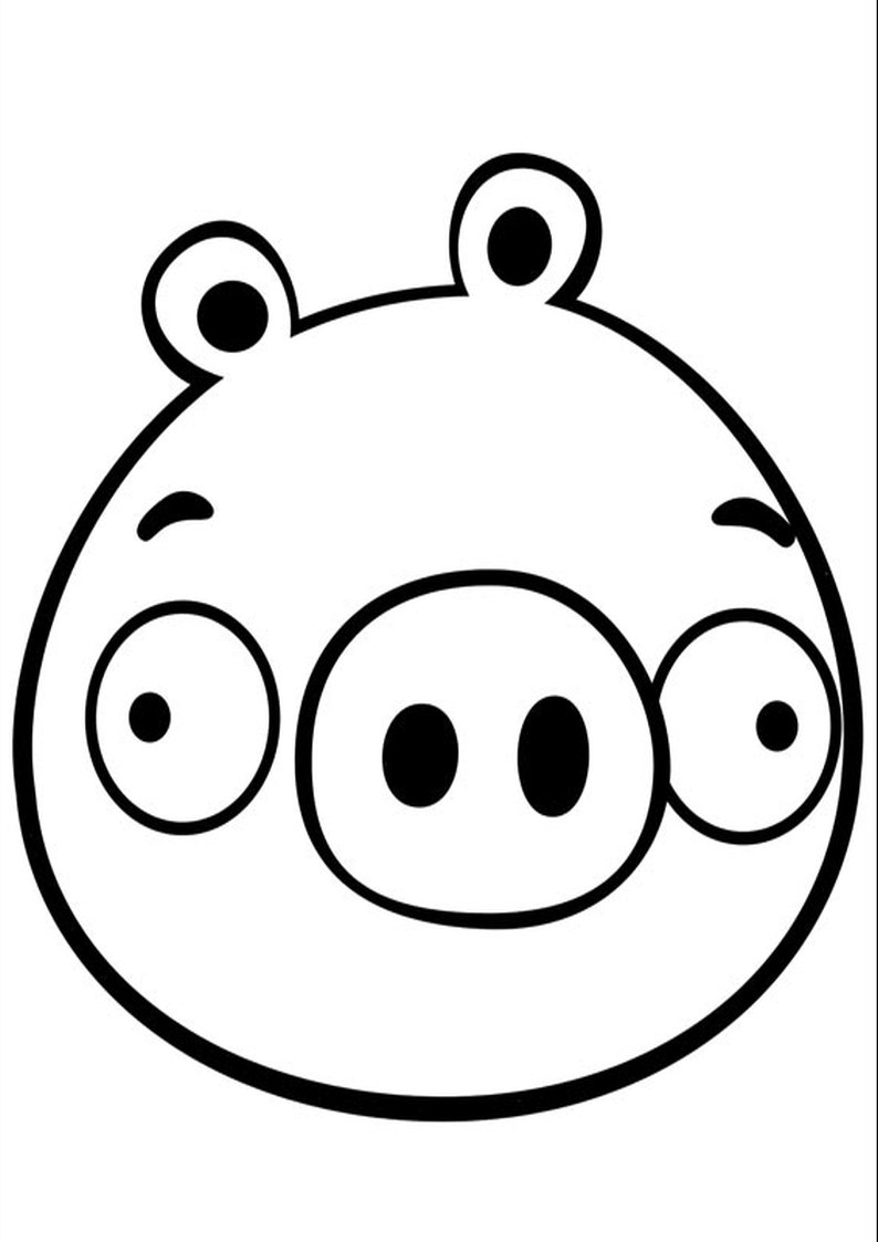 bad piggy coloring pages - photo #15
