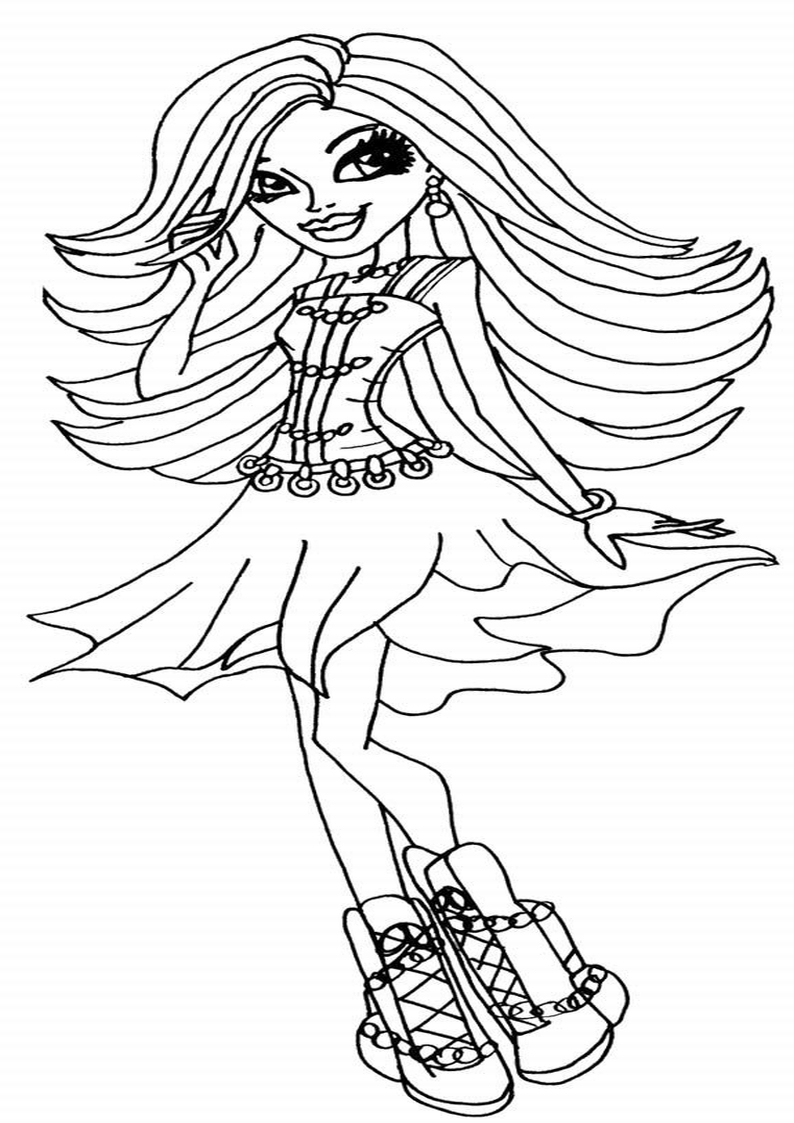 Kolorowanki Monster High Spectra Vondergeist Do Wydruku Nr 138
