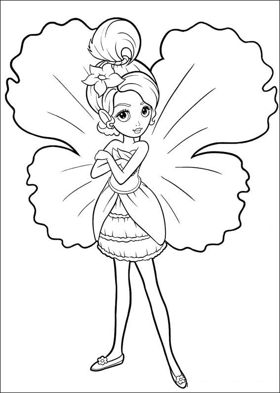 fairy coloring pages for girls to print - photo #6