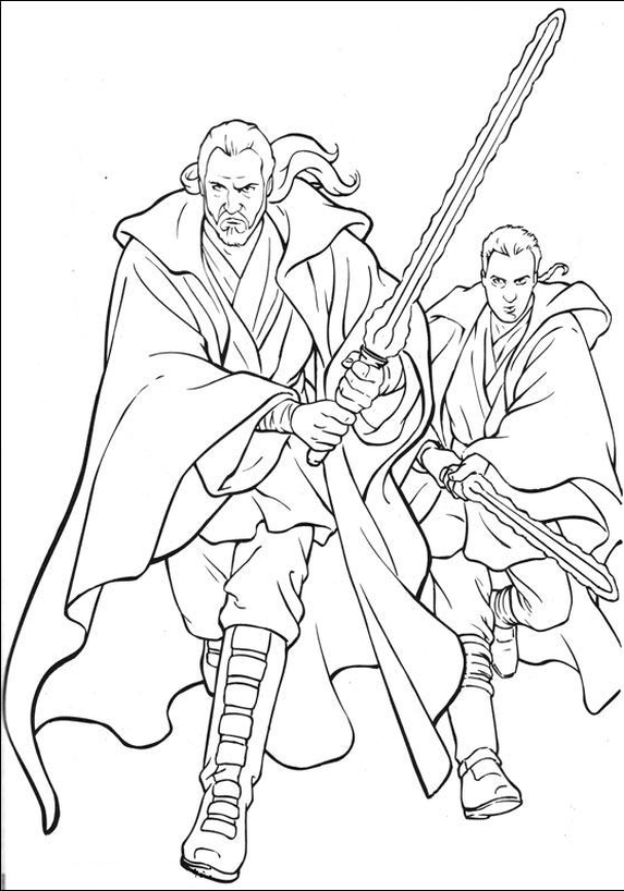 obi wan coloring pages - photo #50