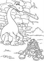 kolorowanki Dobry dinozaur do wydruku malowanki numer 25