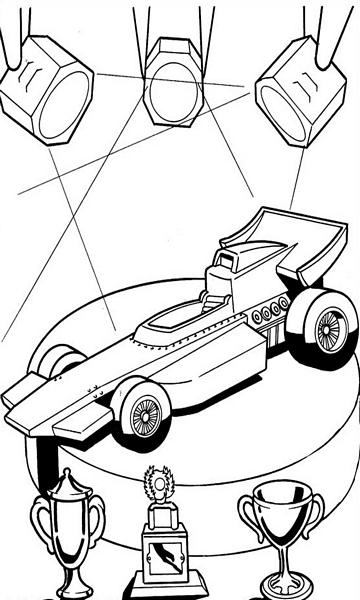 kolorowanka Hot Wheels malowanka do wydruku samochód nr 23