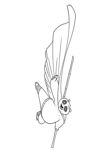 kolorowanka Po z bajki Kung Fu Panda malowanka do wydruku, obrazek nr 33