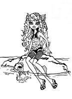 malowanki Monster High do wydruku kolorowanki do pokolorowania kredkami nr  54