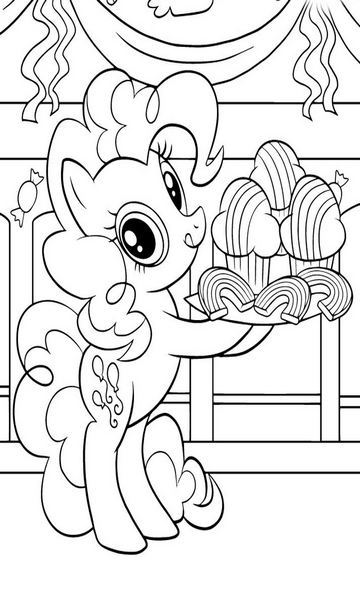 kolorowanka My Little Pony malowanka Pinkie Pie do wydruku, obrazek nr 30