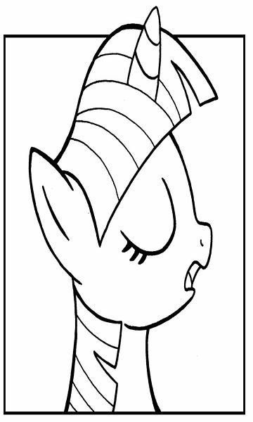 kolorowanka My Little Pony malowanka Twilight Sparkle do wydruku z bajki dla dzieci, obrazek nr 72