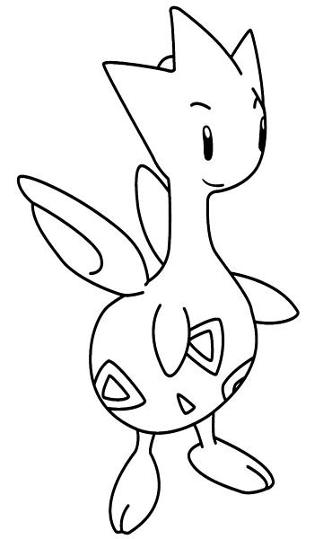 kolorowanka Pokemon Togetic ewolucja Togepi malowanka do wydruku nr 71