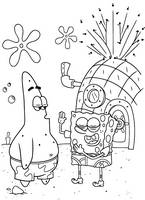 kolorowanki Spongebob Kanciastoporty do wydruku malowanki numer  49