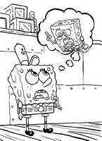 kolorowanki Spongebob Kanciastoporty do wydruku malowanki numer  4
