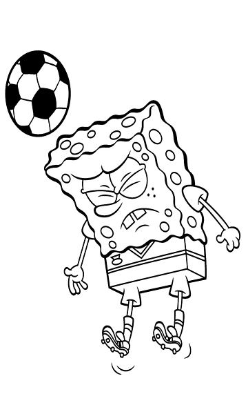 kolorowanka z bajki Spongebob Kanciastoporty malowanka do wydruku, obrazek z bajki nr 72