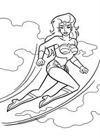 kolorowanki Wonder Woman malowanki do wydruku dla dzieci nr 29